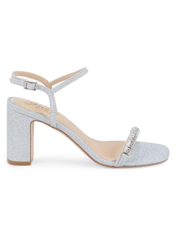 Jewel Badgley Mischka Charlee Embellished Sandals